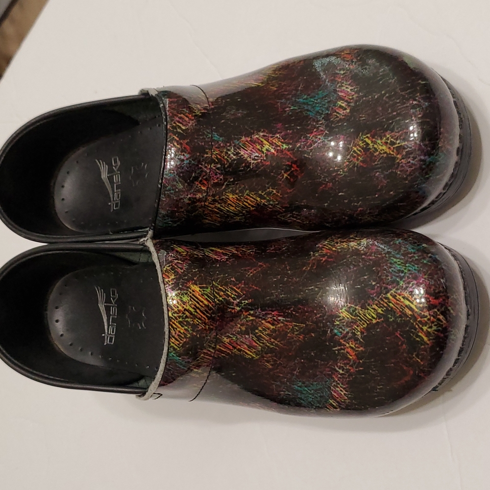 Dansko Professional Rainbow/multi color Cloggs